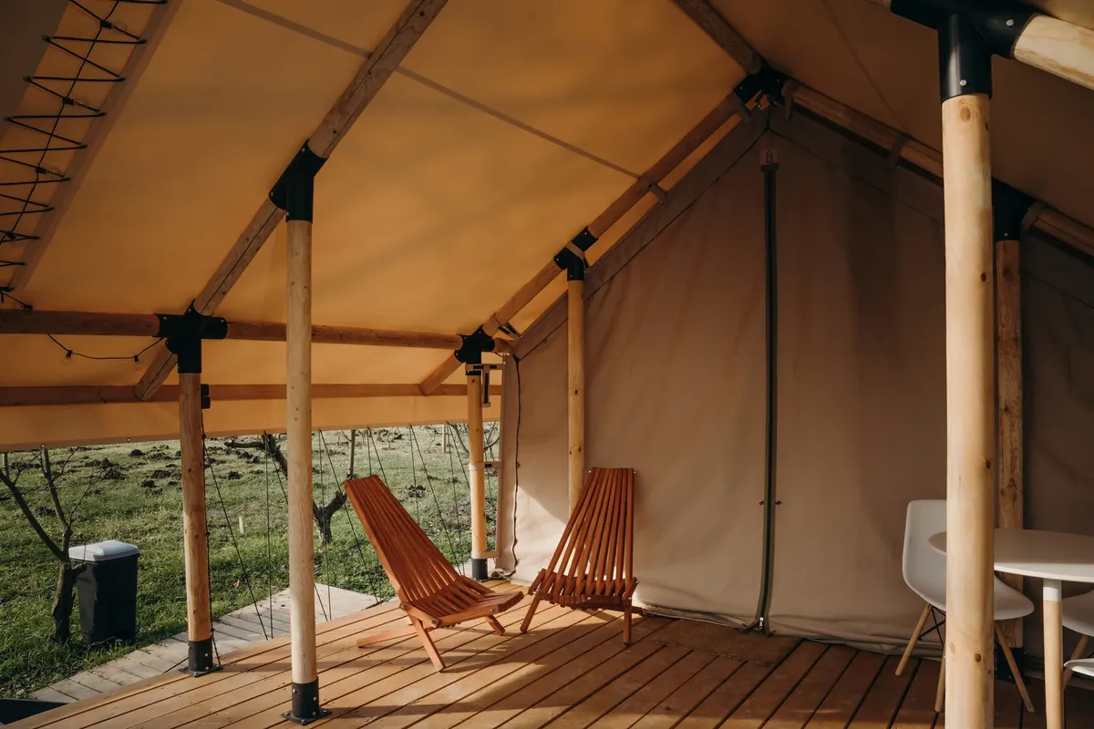 Tent-house с гамаком