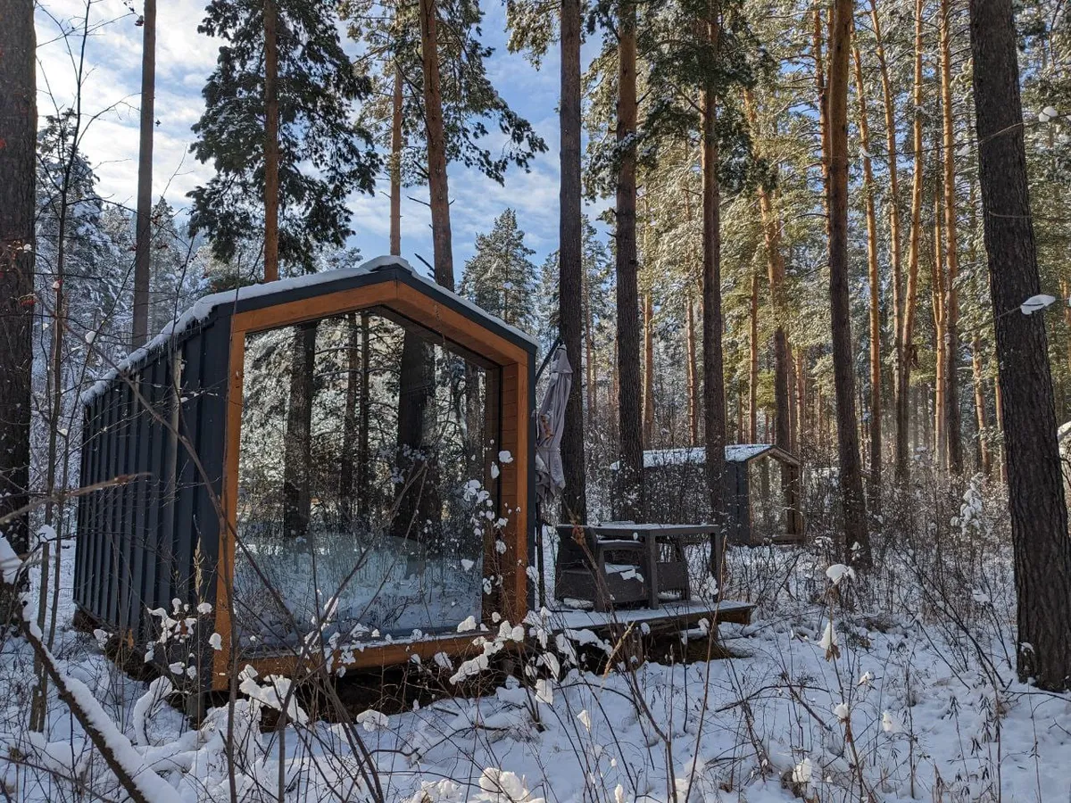 Двухместный барнхаус с открытой террасой