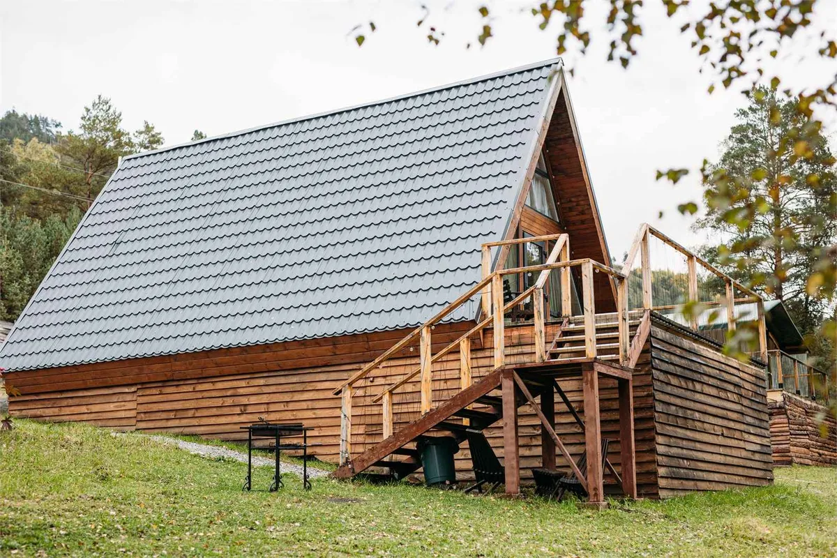 Шале A-Frame с двумя спальнями