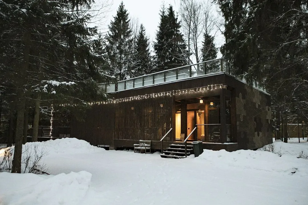 Одноэтажный коттедж с джакузи