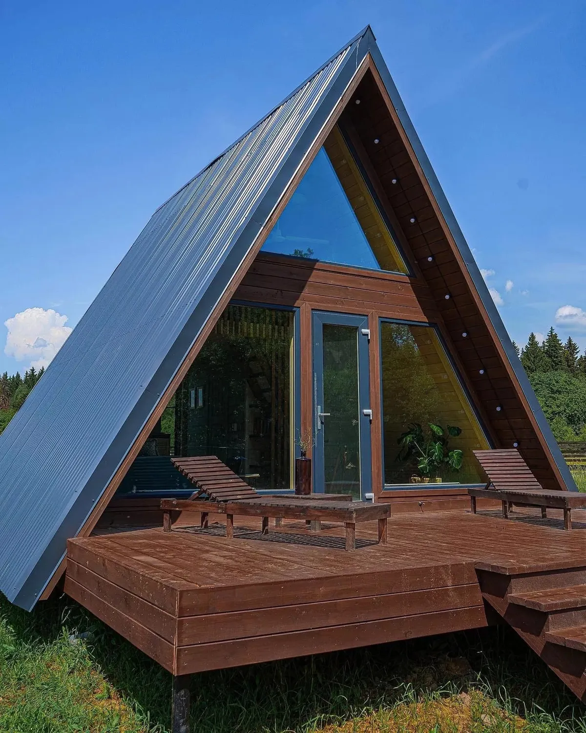 Зеленый A-Frame