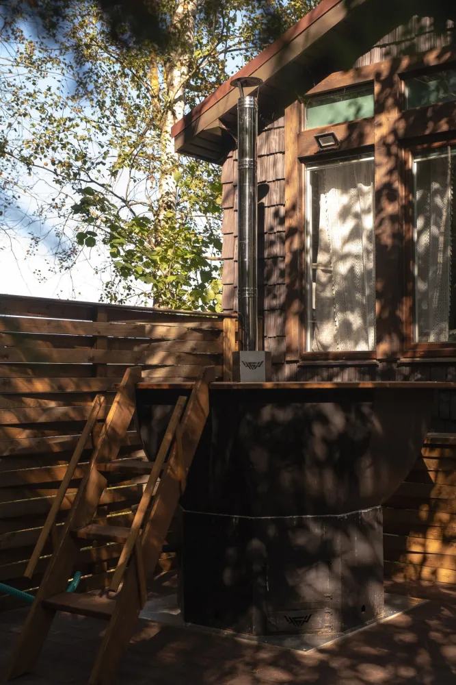 Дом на высоком дереве фото 3