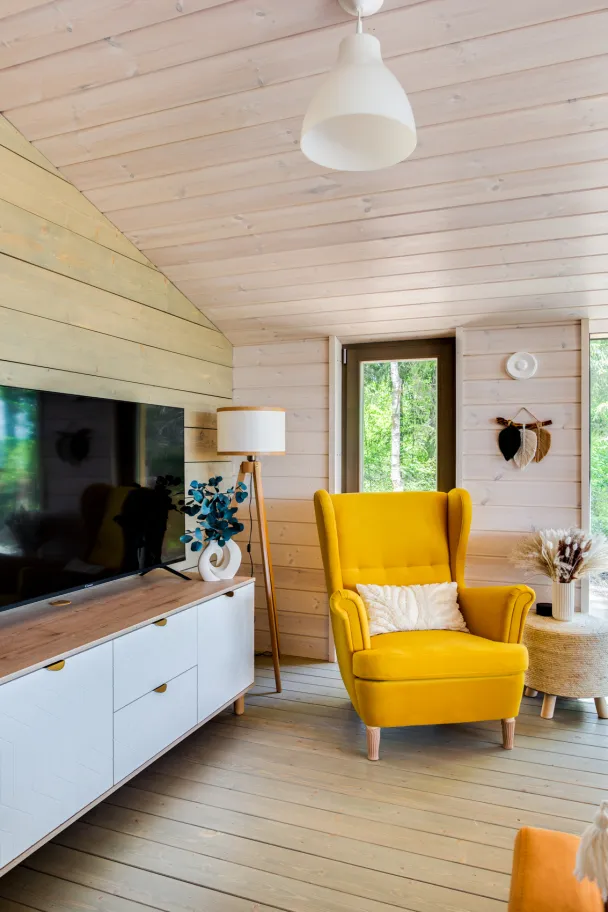 Дом с баней и чаном у воды и леса Бохо фото 2