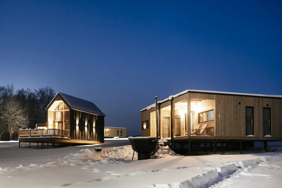 Домики у реки Белые Ключи фото 2