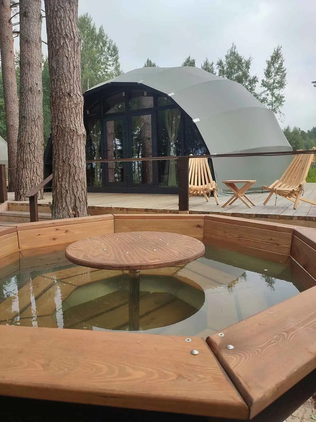 Сфера люкс с купелью