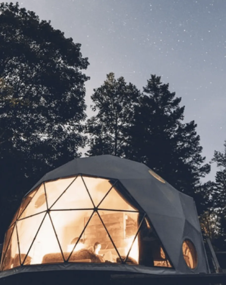 Эхо купольный отель в горах