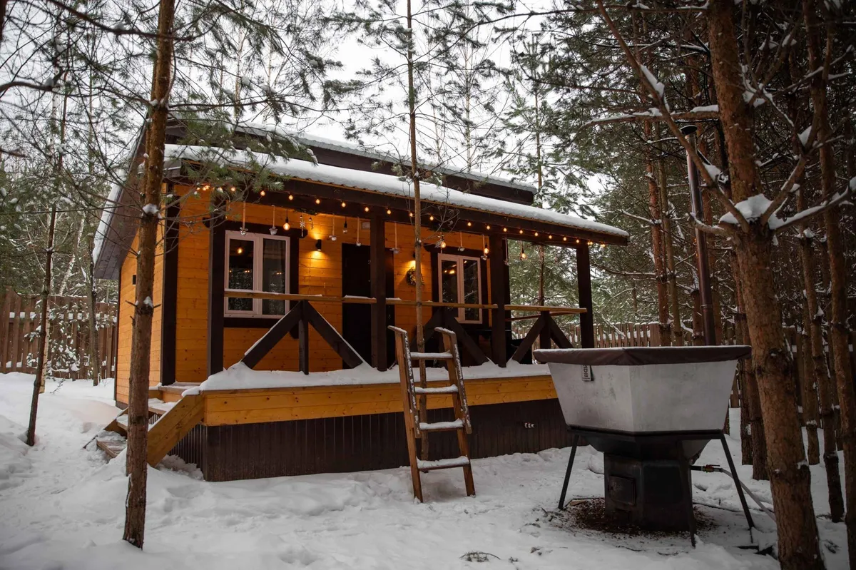 Мини-дача с сибирским банным чаном