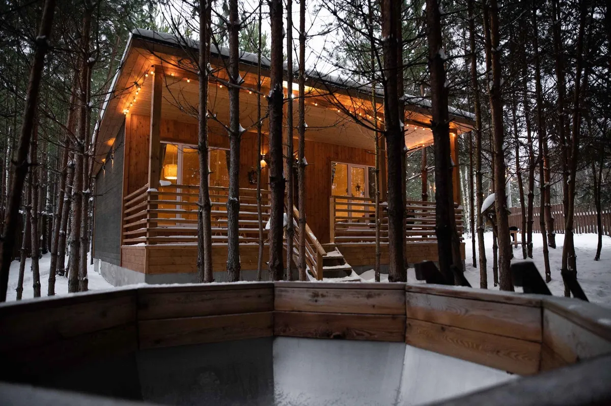Дача с сибирским банным чаном