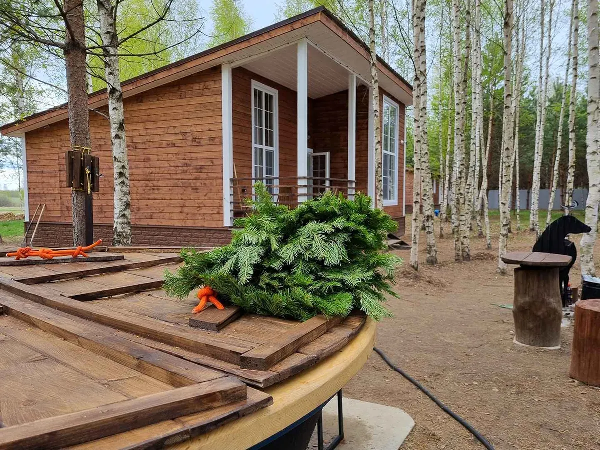 Дача с горячей купелью фурако