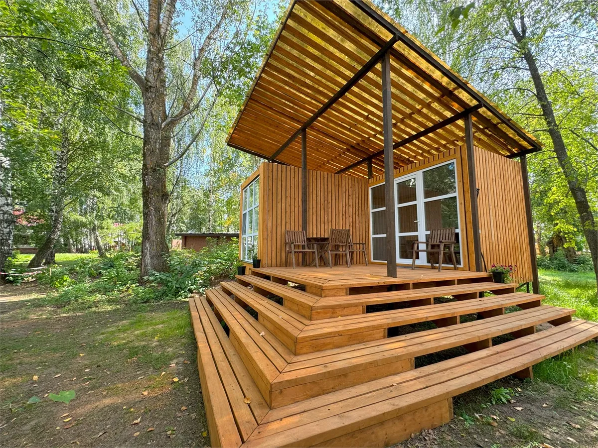 Глэмпинг Лес Река фото 4