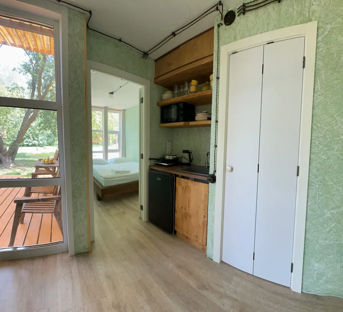 Глэмпинг Лес Река фото 5