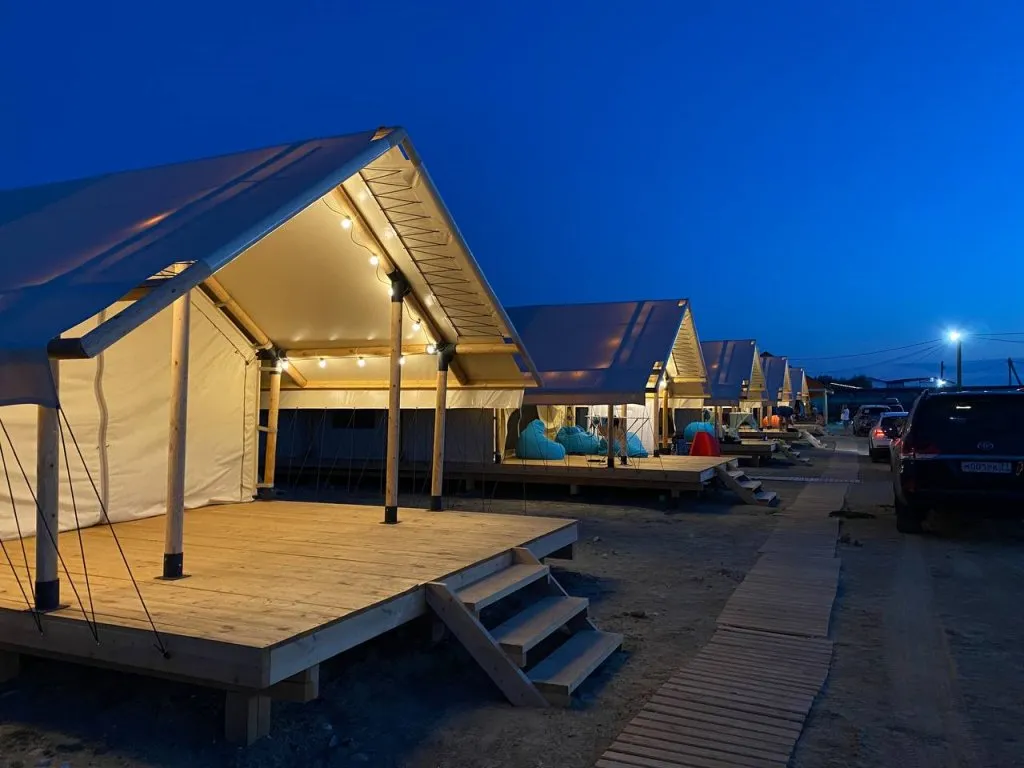 Глэмпинг Оранжевая кефаль фото 2