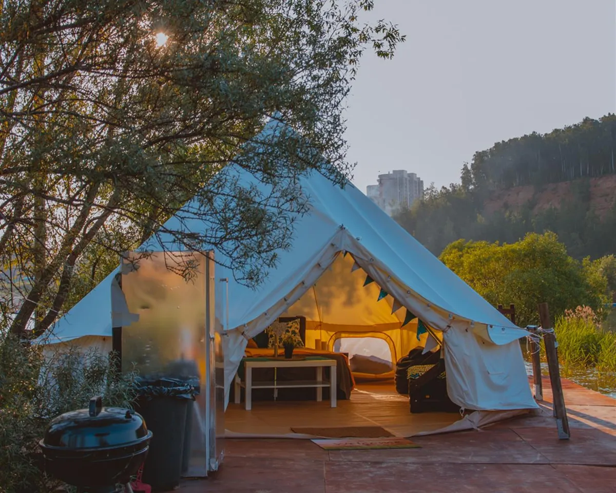 Глэмпинг пляж Лазурный берег