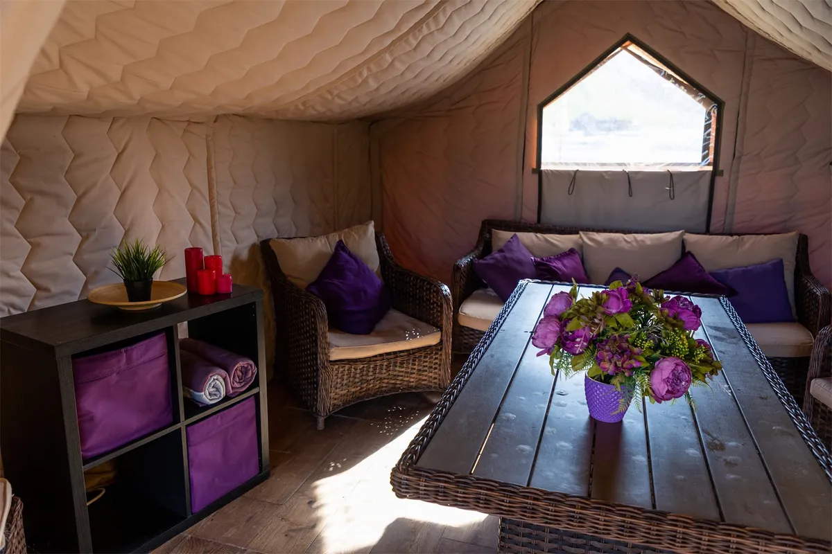 Глэмпинг пляж Лазурный берег фото 5