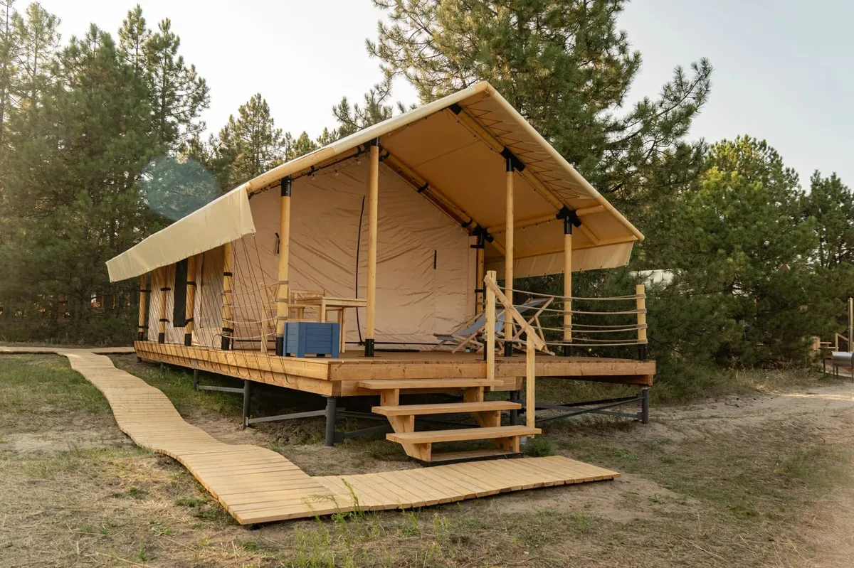 Глэмпинг Синий Яр