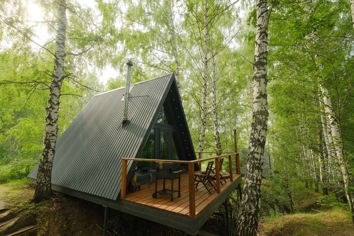 А-фрейм с чаном