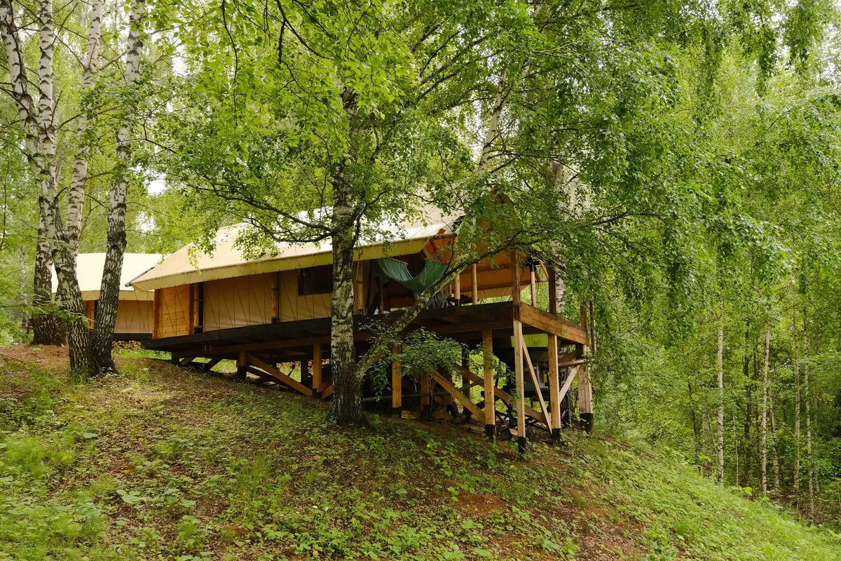 Сафари-тент с чаном