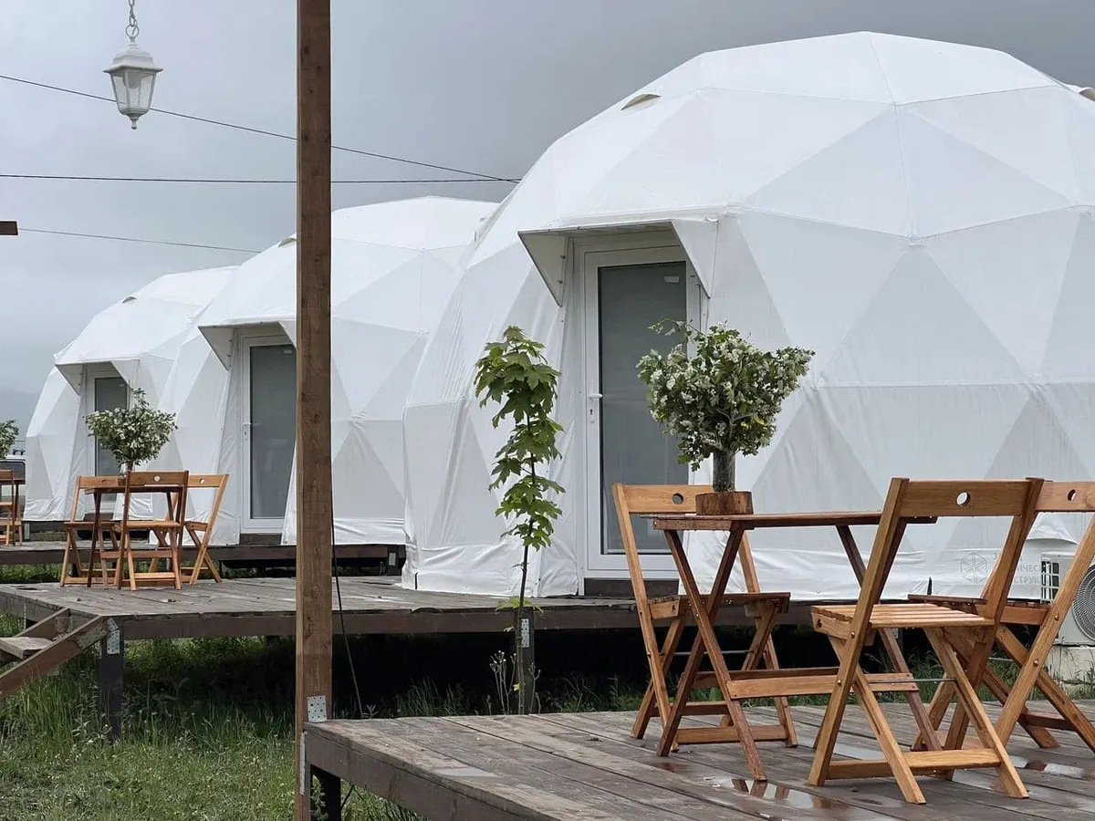 Глэмпинг Утро в горах фото 5