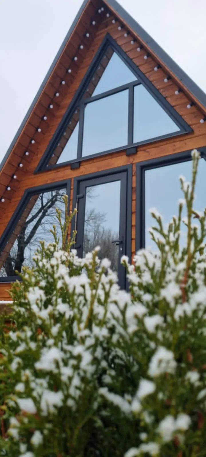 Глэмпинг в Тверской области А-фрейм Бережок фото 2