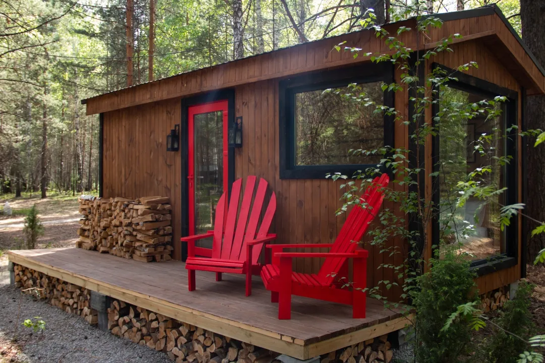 Хижина в лесу Екатеринбург