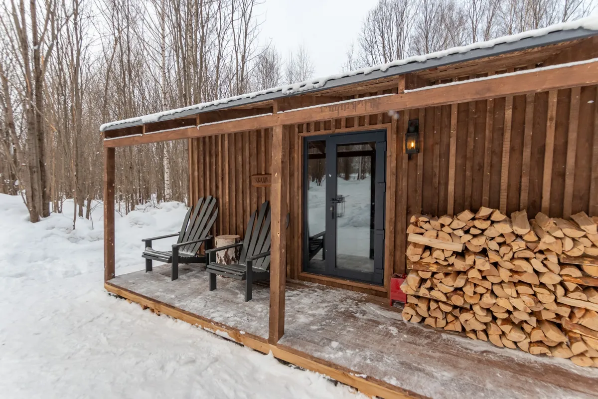 Хижина в лесу Пермь фото 2