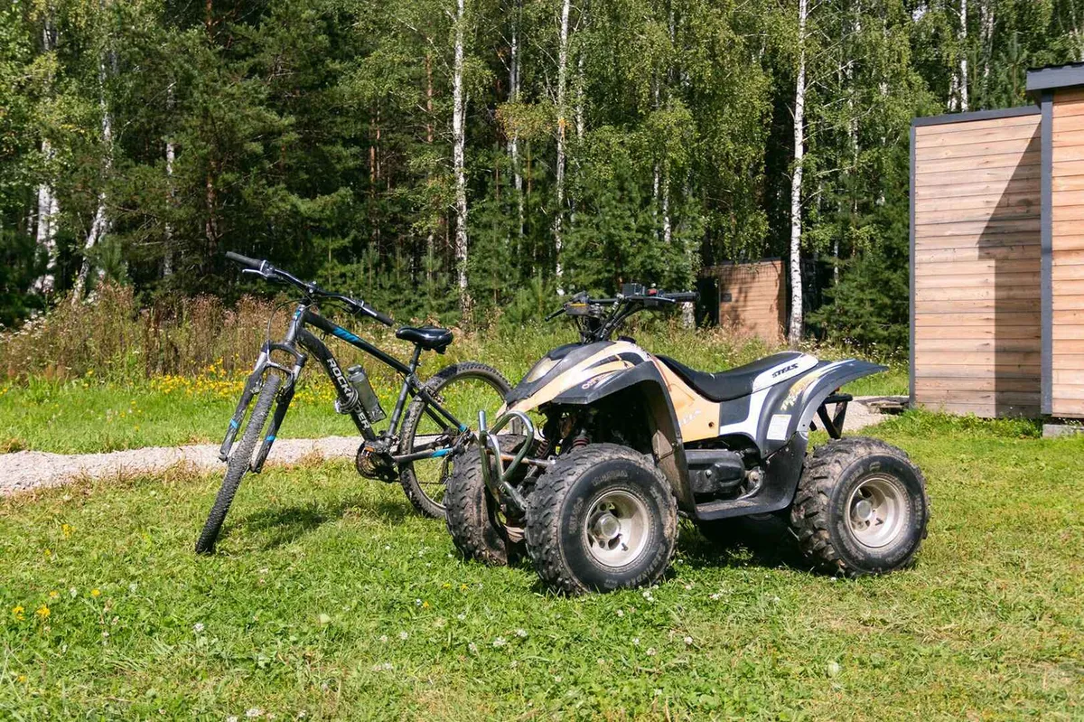 Хижина в лесу фото 4