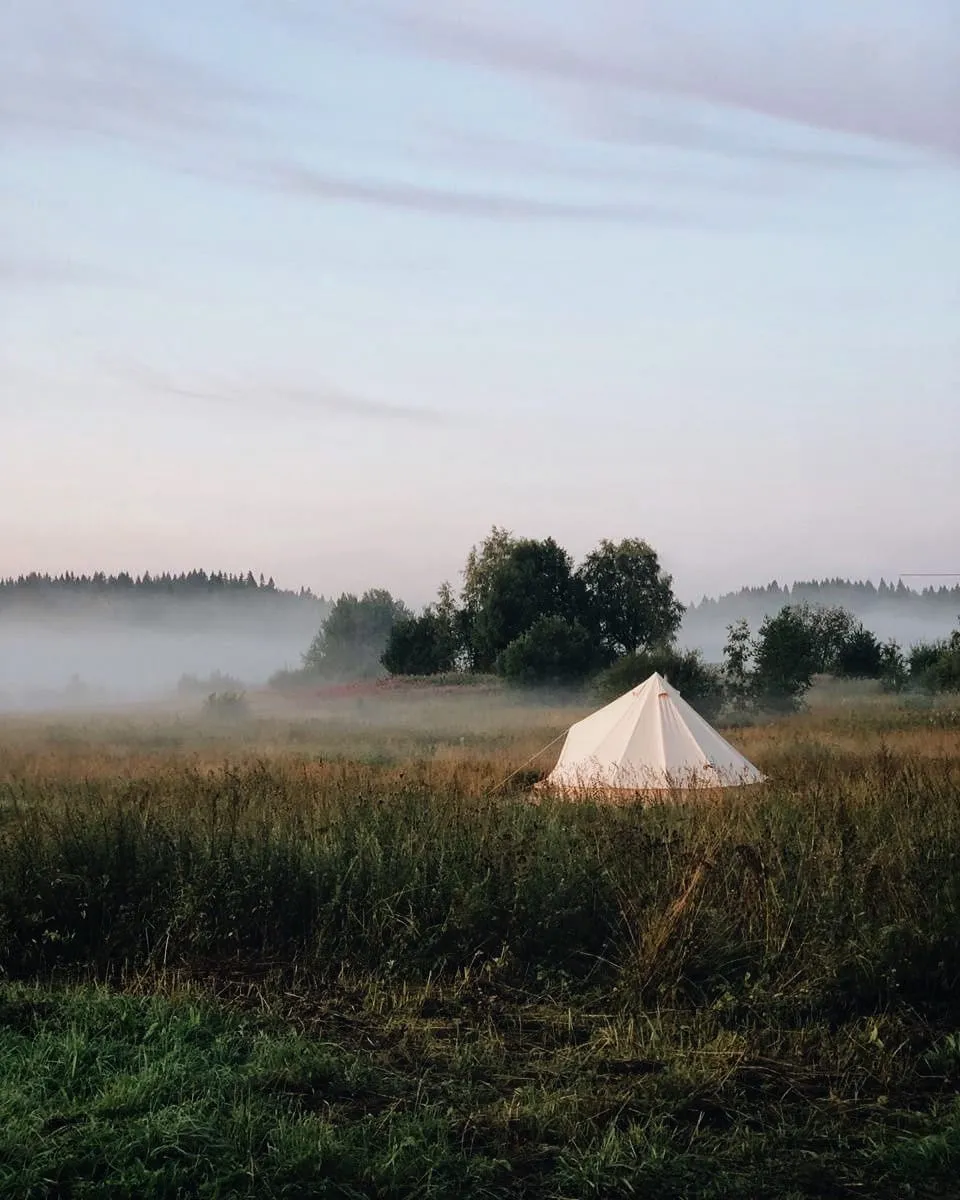 Шатер на поляне