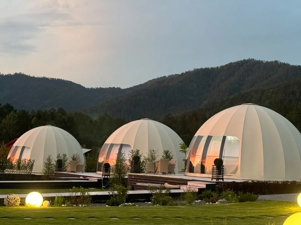 Купольный глэмпинг Воздух. Алтай