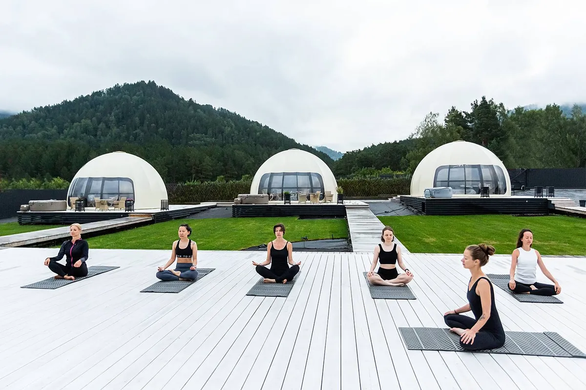 Купольный глэмпинг Воздух. Алтай фото 2