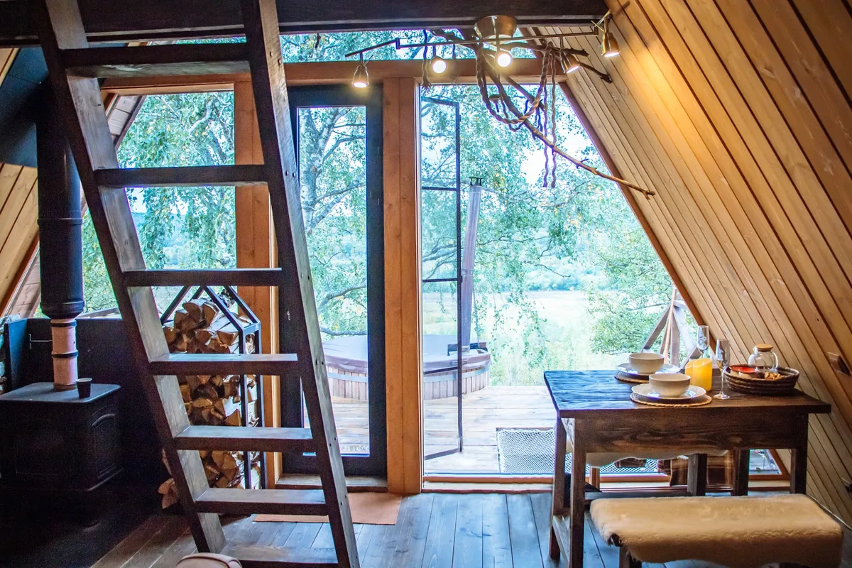 На Краю Земли глэмпинг в Калужской области фото 3