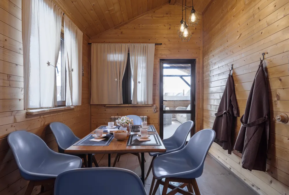 Речной клуб Коттедж Малиновый с тёплым бассейном и баней фото 5