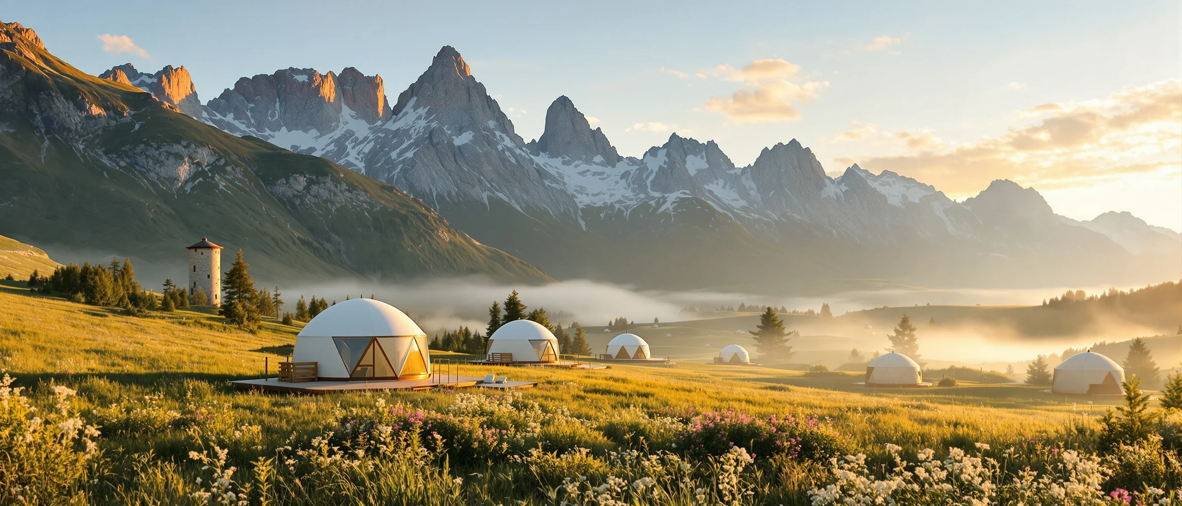 Глэмпинги Северной Осетии