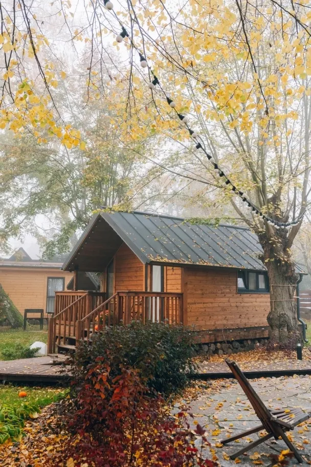 Шалаш-Глэмпинг с бассейном и рестораном на территории. фото 2