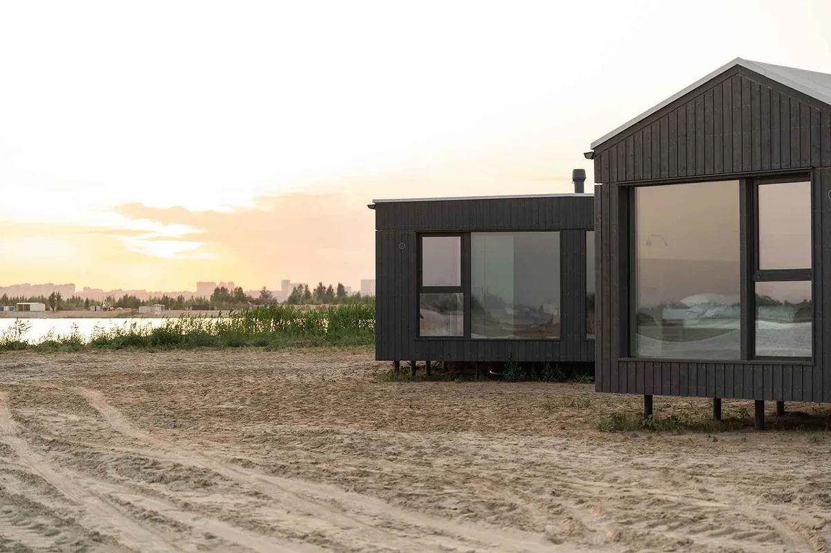 Двухкомнатный эко-котедж