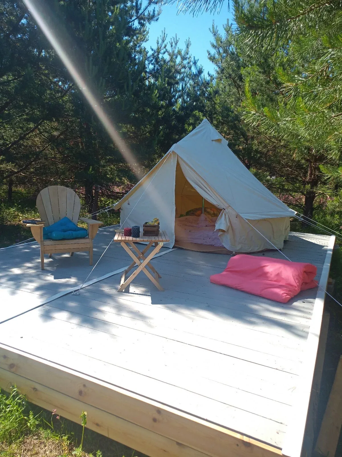 Трёхместная палатка