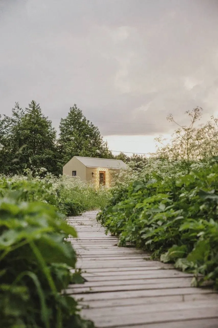 Домик с кухней и верандой