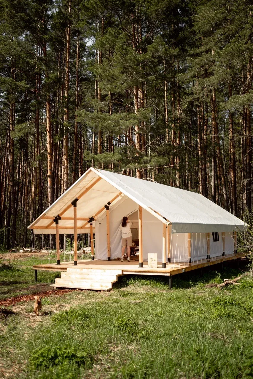 Шатер с удобствами